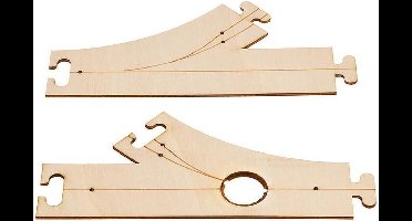 Faller - Laser-Street Splitsing en invoeging 45° - modelbouwsets, hobbybouwspeelgoed voor kinderen, modelverf en accessoires