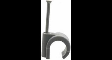 Tack universele spijkerclip 11-15 mm, à 100 stuks, Grijs