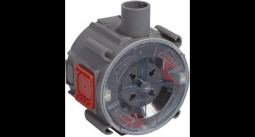 Attema inbouwdoos U40 klemvast koppelbaar met correctiering en tuit 16mm (5/8 ) 10 stuks in krimpfolie