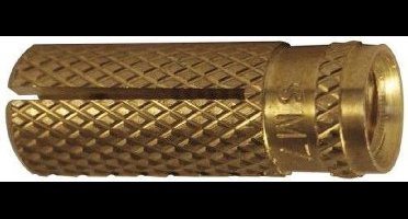 Smart Metalen Anker voor beton M 8 x 29 mm 100 stuks - Messing