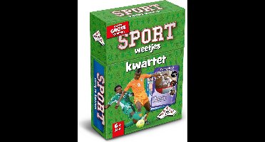 Sport Weetjes Kwartet - Kaartspel - Boordevol leuke feitjes over sport