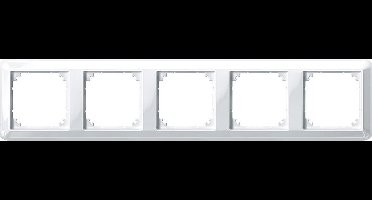 Afdekraam Atelier-M 5V - Kunststof Polarwit - Systeem M - Schneider Electric - 388519