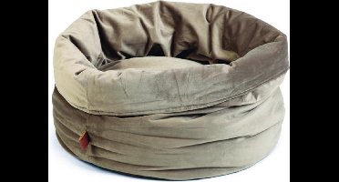 Designed by Lotte Fluco - Kattenmand - Fluweel - Velvet - Grijs - 45x45x35 cm