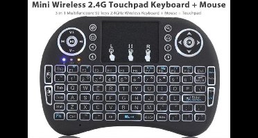 Mini Wireless Keyboard, draadloos toetsenbord, type; Rii i8