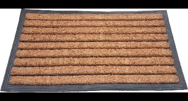 Deurmat Kokos / Rubber 40x70 cm - Streep