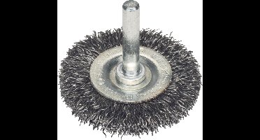 6MM SCHIJFBORSTEL 50 GEGOLFD 0.3 STAAL