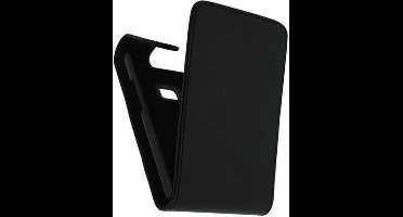 Xccess Leather Flip Case LG Optimus L3 E400 Black