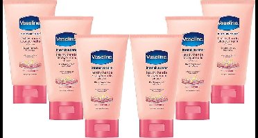 6x Vaseline Creme hand & nail tube 6x75 ml - Voordeel Verpakking