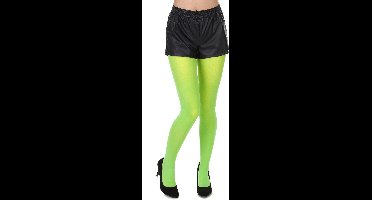 Vegaoo - Fluo groene panty voor volwassenen