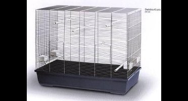 KLORIS Vogelkooi - Chroom - 100x55x84 cm