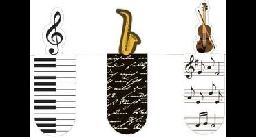 Moses Magnetische Boekenleggers Muziek 6 Cm 3 Stuks