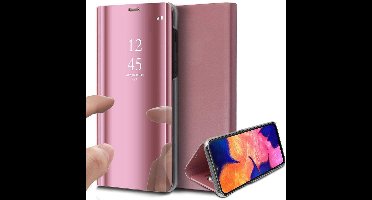 Hoesje geschikt voor Samsung Galaxy A10 - Book Case Spiegel Roségoud