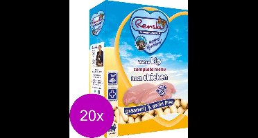 Renske Hond Vers Adult Graanvrij 395 g - Hondenvoer - 20 x Kip