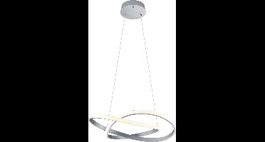 REALITY COURSE - Hanglamp - Nikkel mat - incl. 1x SMD 27,5 W - Dimbaar met schakelaar - Plafondbevestiging - Niet geschikt voor externe dimmers - In hoogte verstelbaar