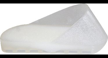 Excellent Easy Hoof schoentje links - Kunststof schoentje voor normale en voor grote klauwen - Op maat te snijden - Geschikt voor rundvee – Wit