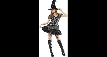 "Sexy Halloweenheksenkostuum voor vrouwen - Verkleedkleding - Medium"