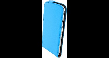 Mobiparts Premium Flip Case Samsung Galaxy S6 Light Blue