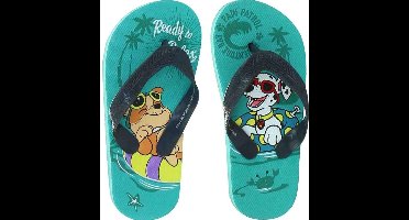 Slippers Paw Patrol Rubble en Marshall Lichtblauw Maat 30/31