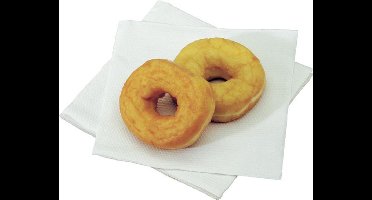 Servet, Papier, 1-laags, 33x33cm, wit