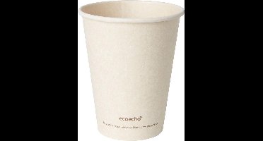 Wegwerp Bekers-Warme en koude dranken-Duurzaam-Biologisch Afbreekbaar-10 stuks- 240ml