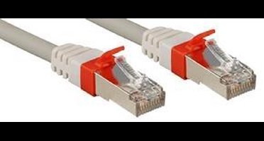 LINDY 45350 RJ45 Netwerkkabel, patchkabel CAT 6A SF/UTP 0.30 m Grijs 1 stuk(s)