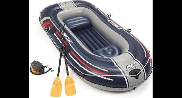 2+1 Persoons opblaasbare raft boot - Hydro-Force - Treck X2 set - met peddels en pomp - 255x127cm