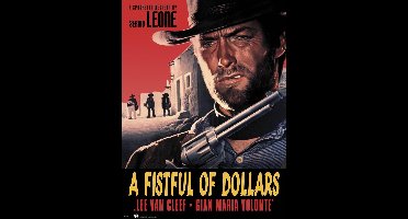 Clint Eastwood poster - A Fistful of Dollars - Western - film - Retro - Vintage - 70 x 100 cm