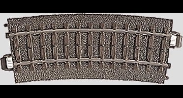 H0 Märklin C-rails (met ballastbed) 24115 Gebogen rails 6 stuk(s)