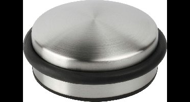Protect-it Deurstopper/deurbuffer - 1x - D100 x H45mm - 1,15kg - RVS - premium - zonder montage