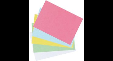 Herlitz Geruit Briefkaarten - DIN A7 - Geel