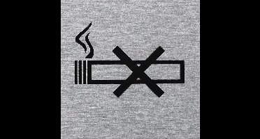 Seilflechter Deurbordje - Aluminium - "Roken Verboden" - 60 x 60 mm - Stijlvol en Duurzaam