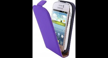 Mobiparts Premium Flip Case Samsung Galaxy Young Purple