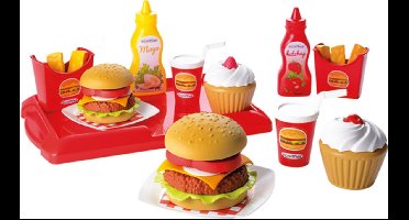 écoiffier 100% Chef: Hamburgerset 25-delig