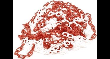 Velleman-Perel Rood/witte ketting - 25m