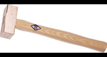 PICA koperhamer, totaal 1000g, steel essenhout, kop koper