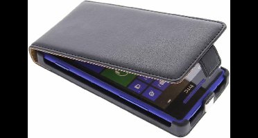 Mobiparts - Zwarte classic flipcase - HTC Windows Phone 8X
