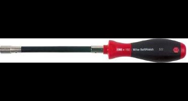 Wiha Schroevendraaier SoftFinish Zeskantdopsleutel met flexibele schacht 8.0mm x 150mm - 01439