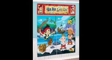 Disney - Jake Neverland - Jake en de Nooitgedachtland piraten - Muurbanner - Muurposter - Poster - Plastic - 164x180 Cm - Muurdecoratie.