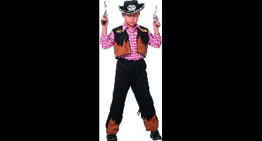 Cowboy verkleedpak Nick - Maatkeuze: Maat 140
