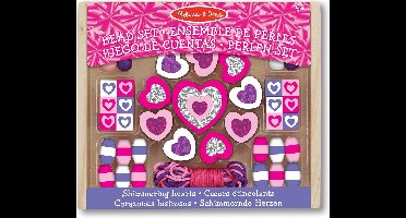 Melissa & Doug - Shimmering Hearts Houten Kralen