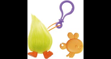 Trollz Fuzzbert Sleutelhanger – 10cm | Bagclip Filmfiguur | Speelgoed Tassenhanger