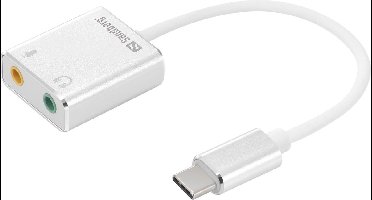 Sandberg - 136-26 - USB-C to Sound Link - Wit