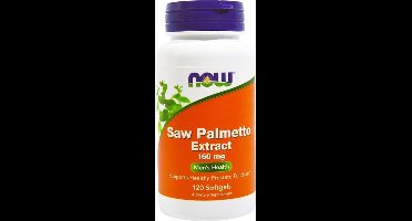 Saw Palmetto Extract 160 mg (120 softgels) - Now Foods