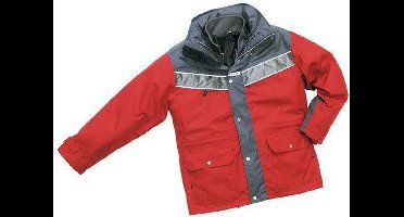 Hydrowear Kiel parka rood/grijs 04026023 M