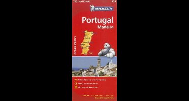 Michelin Portugal, Madeira Road And Tourist Map