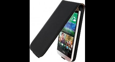 Mobiparts - zwarte premium flipcase voor de HTC One Mini 2