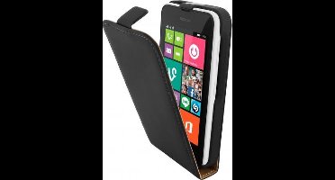 Mobiparts - zwarte premium flipcase - Nokia Lumia 530