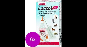Beaphar Lactol Voedingsset Inclusief Zuigflesje - Melkvervanging - 6 x per stuk