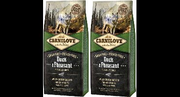 Carnilove adult duck / pheasant dubbelpak 2x12 kg