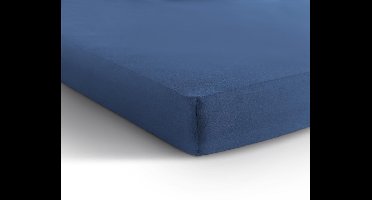 Dreamhouse Jersey Stretch Hoeslaken - 100% Katoen - 160/180x200 - Blauw